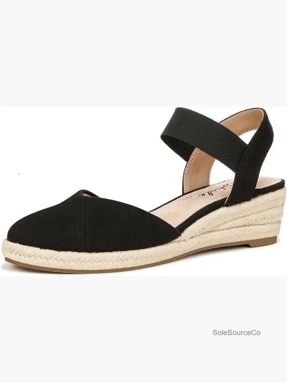 Espadrille Wedge Sandals with Ankle Strap Comfort Cushioning